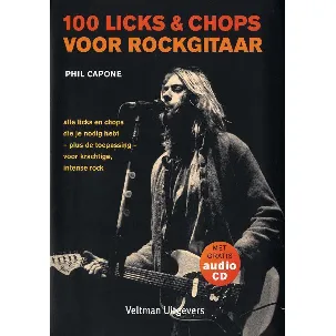 Afbeelding van 100 licks & chops voor rockgitaar