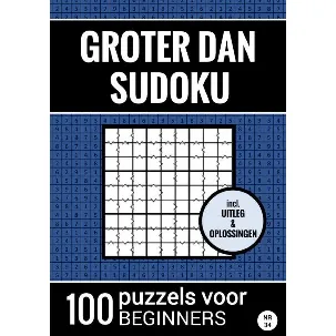 Afbeelding van Groter Dan Sudoku - 100 Puzzels voor Beginners - Nr. 34