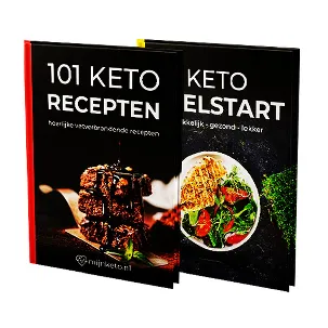 Afbeelding van 101 Keto Recepten + Keto Snelstart Gids - Receptenboek - Kookboek - Nederlands - In 21 dagen afvallen - Recepten binnen 15 minuten op tafel - Keto dieet - Kookboek - Makkelijk - Snel - Gezond - Het Keto Plan - Meer energie - Resultaat - Fitheid