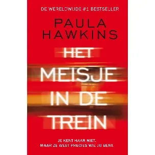 Afbeelding van Het meisje in de trein - Paula Hawkins - eBook