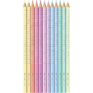 Afbeelding van Faber-Castell kleurpotloden - Sparkle - 12 stuks - pastel - FC-201910