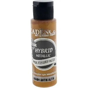 Afbeelding van Cadence Hybrid Acrylverf Metallic 70 ml Antique Gold