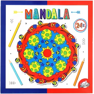 Afbeelding van Craft Universe - Mandala kleurboek voor kinderen In de ruimte - geschikt voor zowel kleurpotloden en kleurstiften