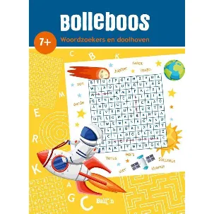 Afbeelding van Bolleboos 0 - Woordzoekers en doolhoven 7+