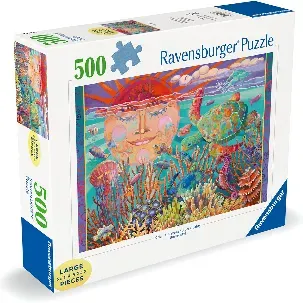 Afbeelding van Ravensburger puzzel Sun and Sea - Legpuzzel - 500 Large Format stukjes