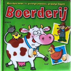 Afbeelding van Woordjes leren met prettige prenten en grappige flapjes - Boerderij