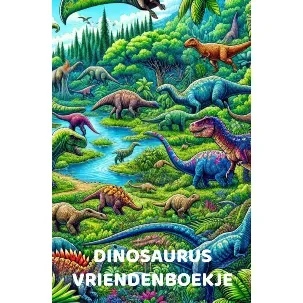 Afbeelding van Vriendenboekje Dino Jongens en Meisje