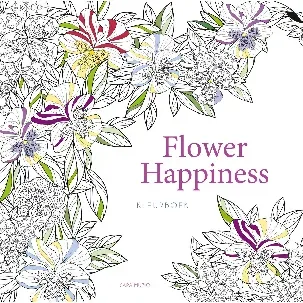 Afbeelding van Flower Happiness - Kleurboek