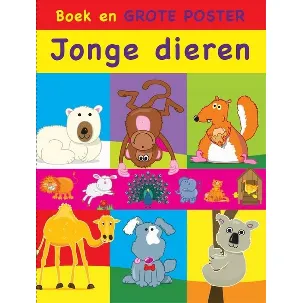 Afbeelding van Boek En Grote Poster - Jonge Dieren