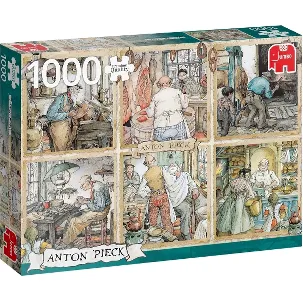 Afbeelding van Jumbo Premium Collection Puzzel Anton Pieck Ambachtslieden - Legpuzzel - 1000 Stukjes