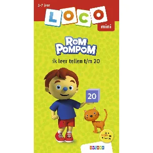 Afbeelding van Loco Mini - Rompompom ik leer tellen t/m 20