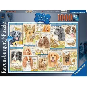 Afbeelding van Ravensburger puzzel Trouwe honden - Legpuzzel - 1000 stukjes