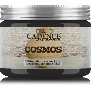 Afbeelding van Cadence Cosmos Naturel Matt Keramiek Verf 150 ml Black