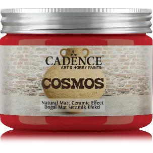 Afbeelding van Cadence Cosmos Naturel Matt Keramiek Verf 150 ml Candy Apple