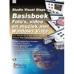 Afbeelding van Basisboek foto's, video en muziek met Windows Vista + CD-ROM