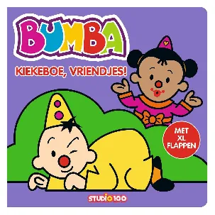 Afbeelding van Bumba kartonboek - Kiekeboe, vriendjes! - met XL flappen