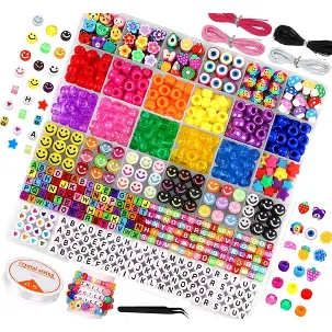 Afbeelding van BOTC knutselen meisjes - armbandjes maken meisjes - 20kleuren - 4500-delig - Sprankelende Sieraden Maken Pakket - Kralen Set