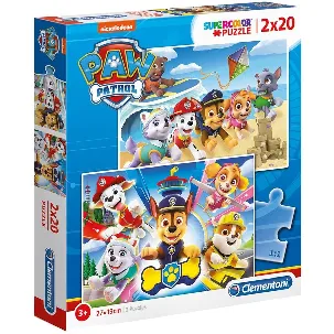 Afbeelding van 2005958_010.jpg	 CLEMENTONI PAW PATROL PUZZEL 2X20ST