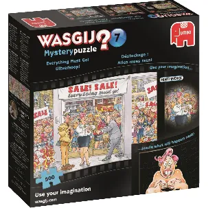 Afbeelding van Wasgij Mystery 7 Uitverkoop puzzel - 500 stukjes