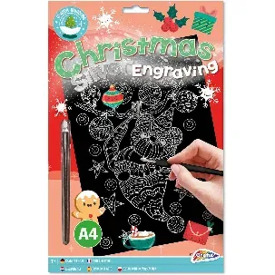 Afbeelding van XMAS Scratch Art A4