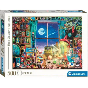 Afbeelding van Clementoni - Puzzel 500 Stukjes High Quality Collection To The Moon, Puzzel Voor Volwassenen en Kinderen, 14-99 jaar, 35148