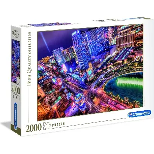 Afbeelding van Clementoni High Quality Collection - Puzzel 2000 Stukjes - Las Vegas - Puzzel Voor Volwassenen