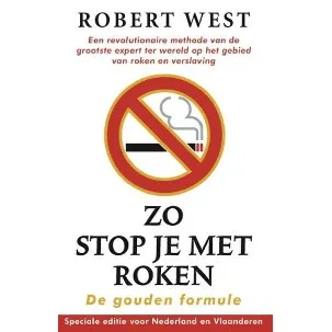 Afbeelding van Zo stop je met roken - De gouden formule