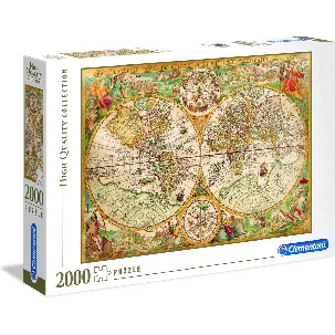 Afbeelding van Clementoni - Puzzel 2000 Stukjes High Quality Collection Ancient Map, Puzzel Voor Volwassenen en Kinderen, 14-99 jaar, 32557