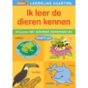 Afbeelding van Leerrijke Kaarten Ik Leer De Dieren Kennen