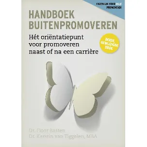 Afbeelding van Handboek Buitenpromoveren Promoveren - derde, gewijzigde druk