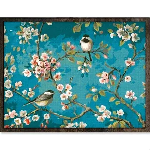 Afbeelding van Eagle® Diamond Painting Volwassenen - Amandelbloesem - 40x30cm - Ronde Steentjes