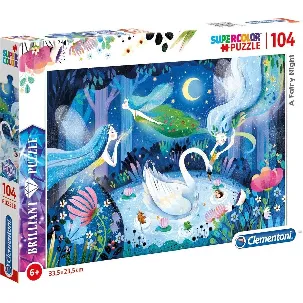 Afbeelding van Clementoni Supercolor Puzzel - A Fairy Night - 104 Stukjes