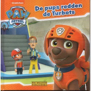 Afbeelding van PAW Patrol - De pups redden de Turbots - Voorleesboek met harde kaft - Voor kinderen van 2 jaar / 3 jaar / 4 jaar / 5 jaar / 6 jaar / peuters / kleuters - Speelgoed jongens / meisjes - Kinderboek Zuma - Boek