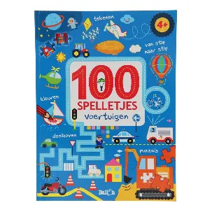 Afbeelding van Ballon 100 spelletjes voertuigen