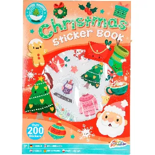 Afbeelding van XMAS Stickerboek A4, 8 Vellen