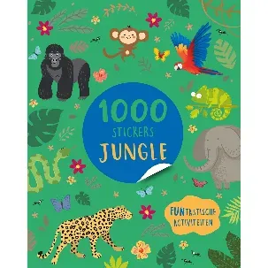 Afbeelding van 1000 stickers Jungle