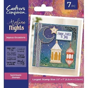 Afbeelding van CC - Arabian Nights - Clearstamps - Joyous Occasions