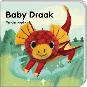 Afbeelding van Vingerpopboekje Baby draak