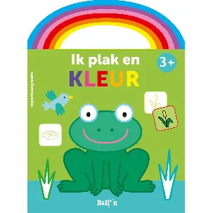 Afbeelding van Regenboog 1 - Ik plak en kleur 3+ (kikker groen)