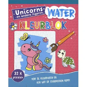 Afbeelding van Waterkleuren - Waterkleurblok Unicorns