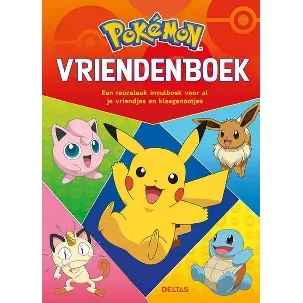 Afbeelding van Vriendenboek deltas pokémon | 1 stuk