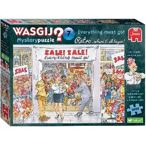 Afbeelding van Wasgij Mystery Everything Must Go Puzzel - 1000 stukjes - Puzzel