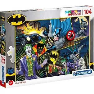 Afbeelding van Clementoni - Puzzel 104 Stukjes Batman, Kinderpuzzels, 6-8 jaar, 25708