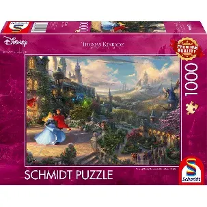 Afbeelding van Schmidt Spiele Thomas Kinkade Studios: Disney Dreams Collections - Sleeping Beauty Dancing in the Enchanted Light Legpuzzel 1000 stuk(s) Stripfiguren