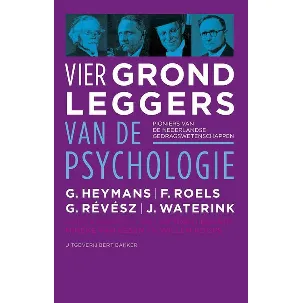 Afbeelding van Vier Grondleggers Van De Psychologie