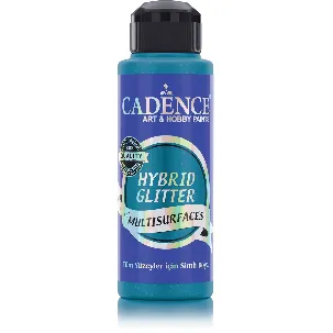 Afbeelding van Cadence Cadence Hybrid Acrylverf Glitter 120 ml Turquoise