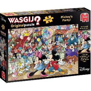 Afbeelding van Wasgij Original - Disney - Mickey's Feestje! - 1000 stukjes - Legpuzzel - Puzzel