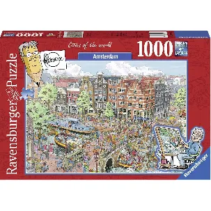 Afbeelding van Ravensburger puzzel Fleroux Amsterdam - Legpuzzel - 1000 stukjes