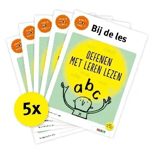 Afbeelding van Bij de les - Pakket Bij de les Oefenen met leren lezen (5 ex)