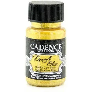 Afbeelding van Cadence Dora Glas & Porselein verf Metallic Rich gold 01 013 3136 0050 50 ml